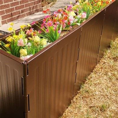 Zostava oceľových kvetináčov